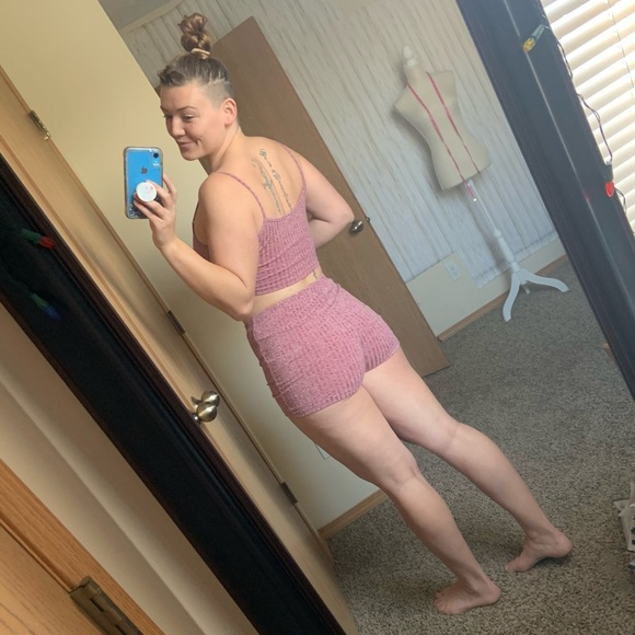 L sold out - see other listing for other sizes NWT rib-knit cami and shorts set - Picture 2 of 9